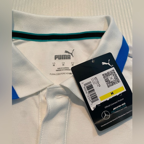 Puma Mercedes AMG Petronas Pique Polo Shirt - Picture 10 of 10
